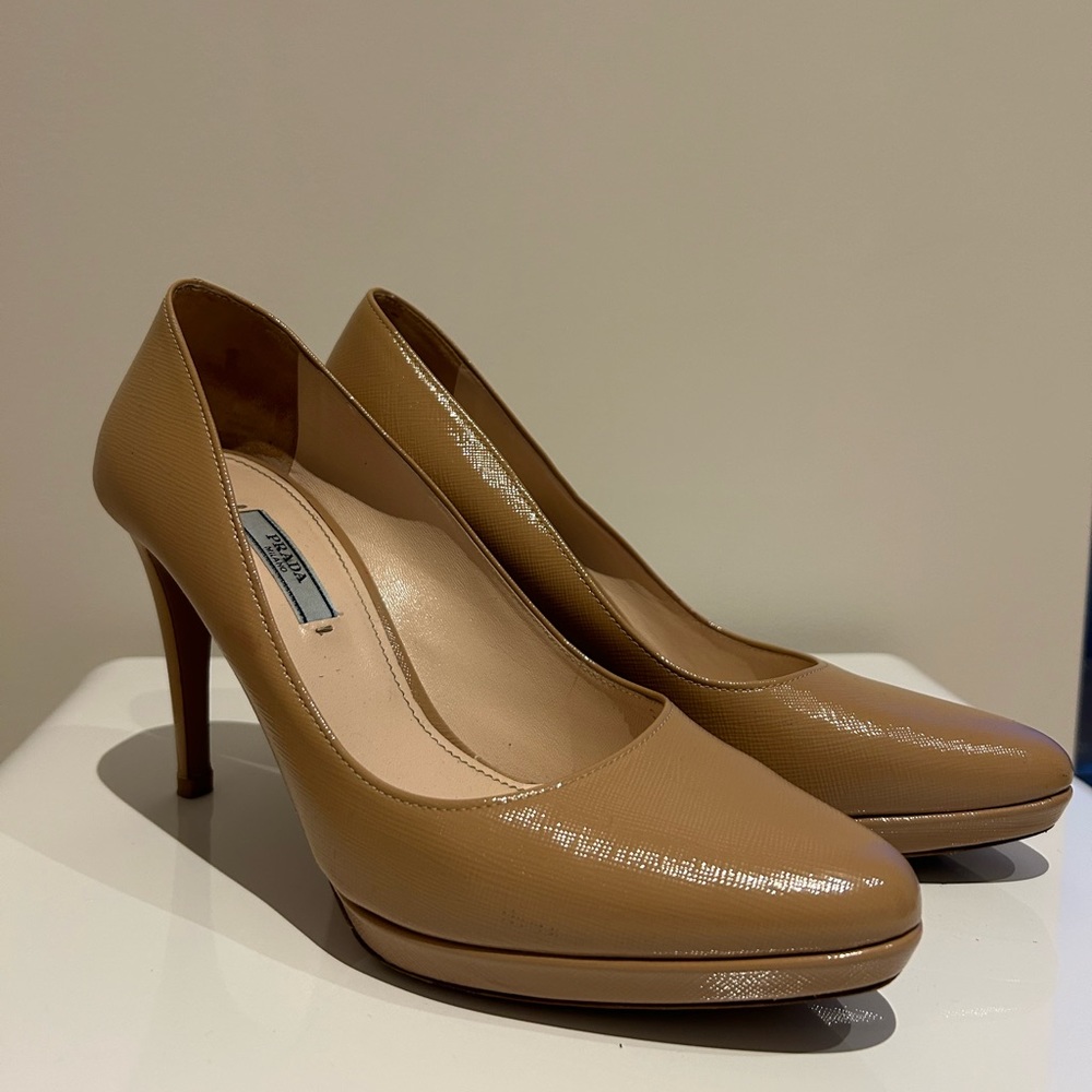 Prada Classic Nude Pumps